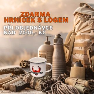 Rozdáváme Merch Oblíbené hrníčky/plecháčky Fenix k objednávce nad 2000,- zdarma. Vybírej na www.airsoftfenix.cz